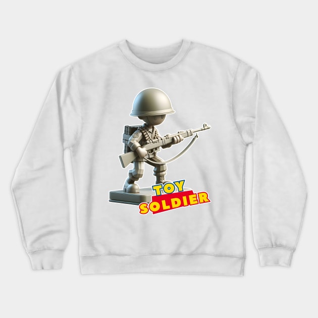 Toy Soldier Crewneck Sweatshirt by Rawlifegraphic